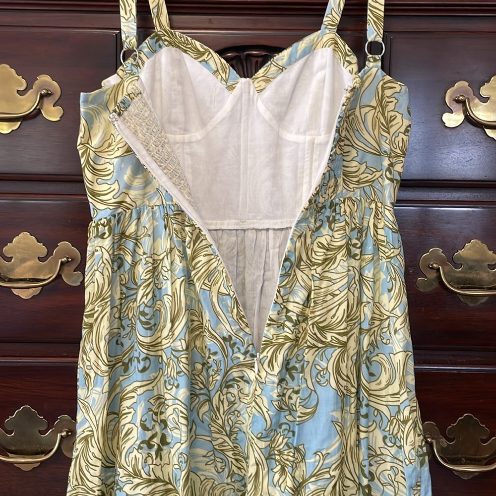 New Eddy Lace Printed Maxi Dress size Medium - Picture 9 of 15